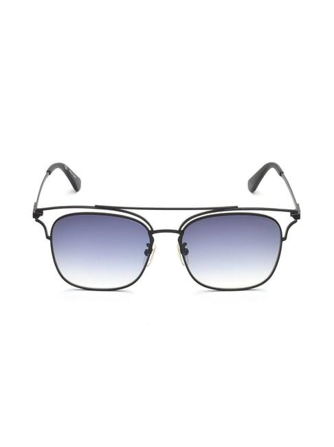 police spl575k54531sg blue square sunglasses