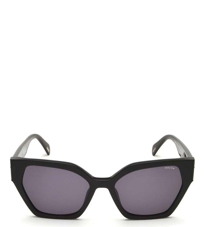 police spll34k55700sg grey cat eye sunglasses for women