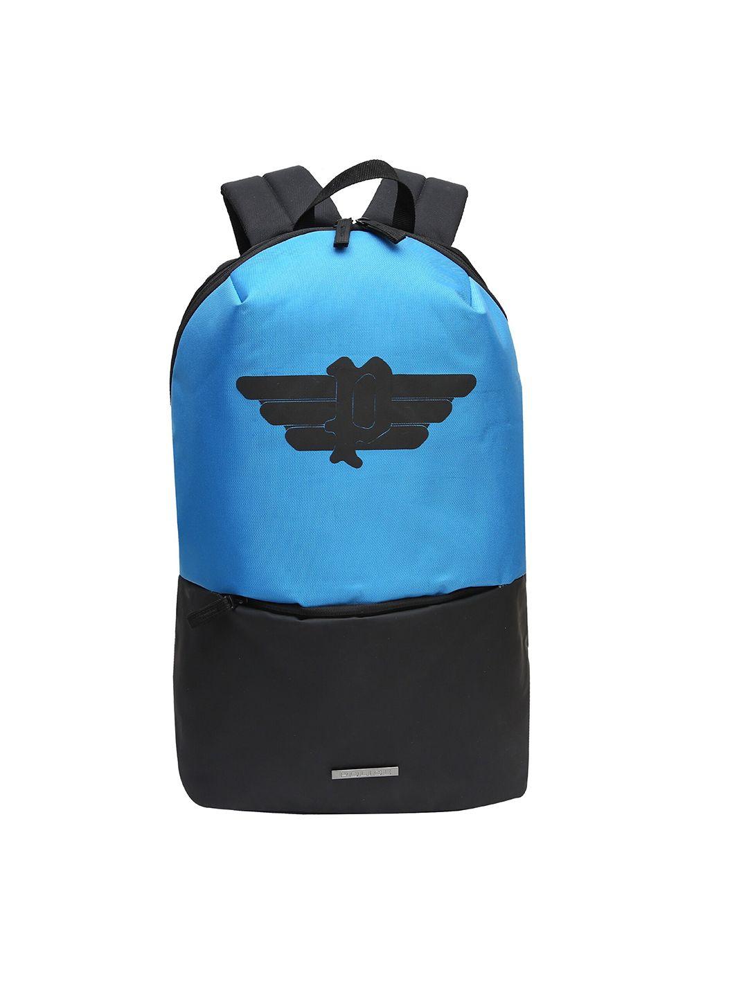 police unisex blue & black backpack