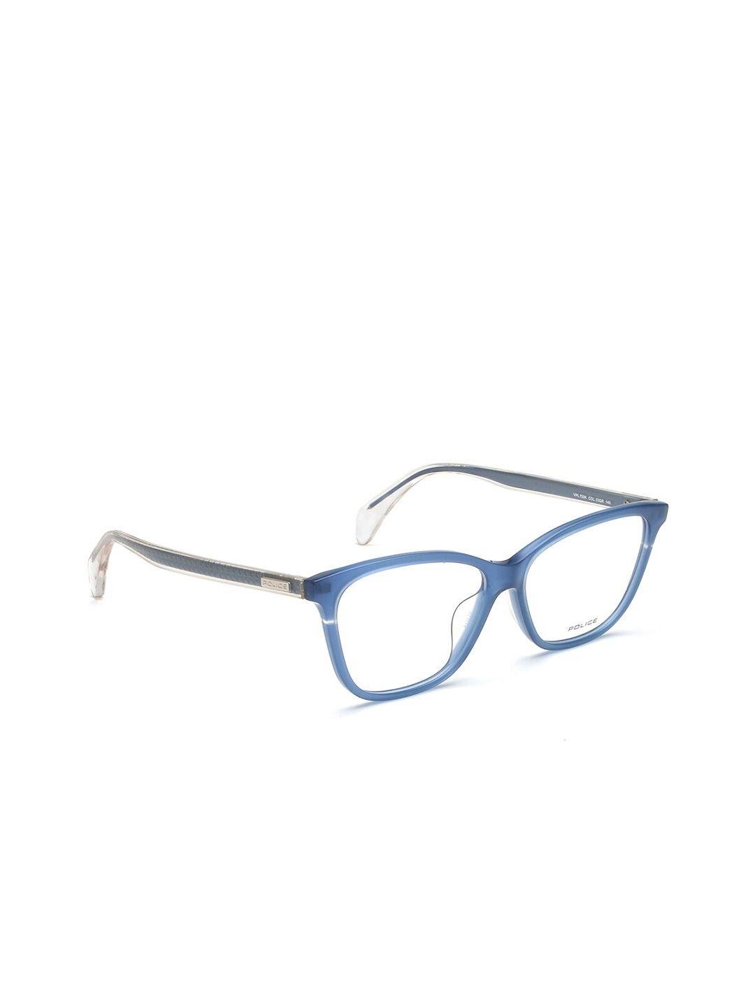 police women blue full rim butterfly frames