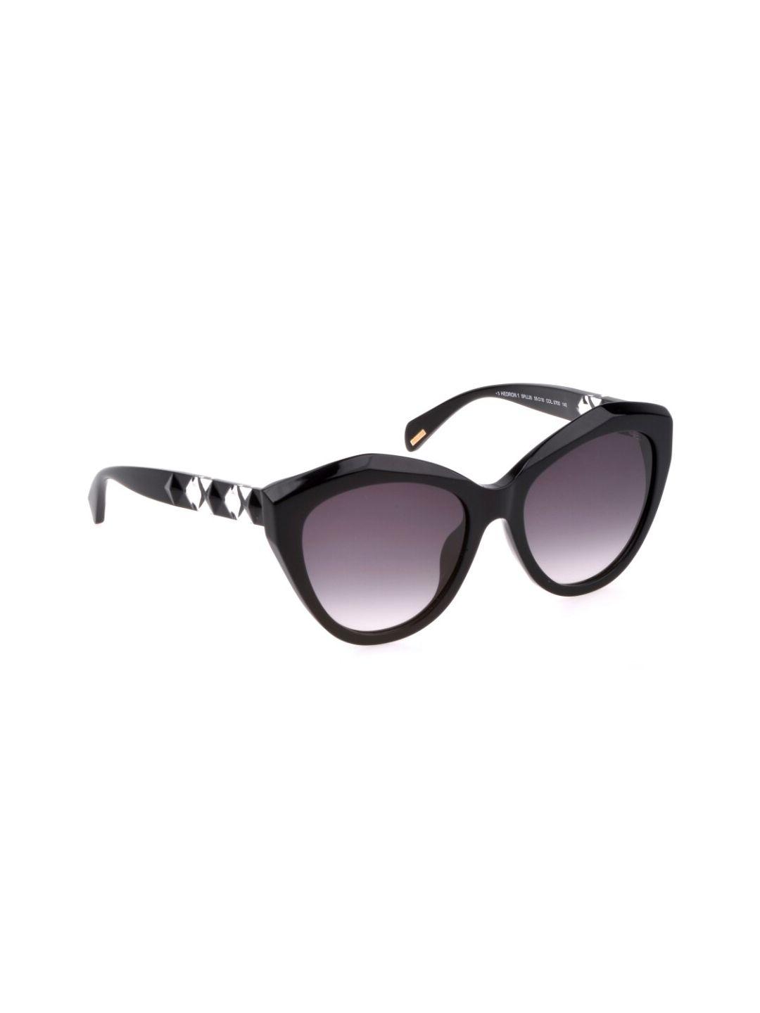 police women cateye sunglasses with uv protected lens spll35k55700sg