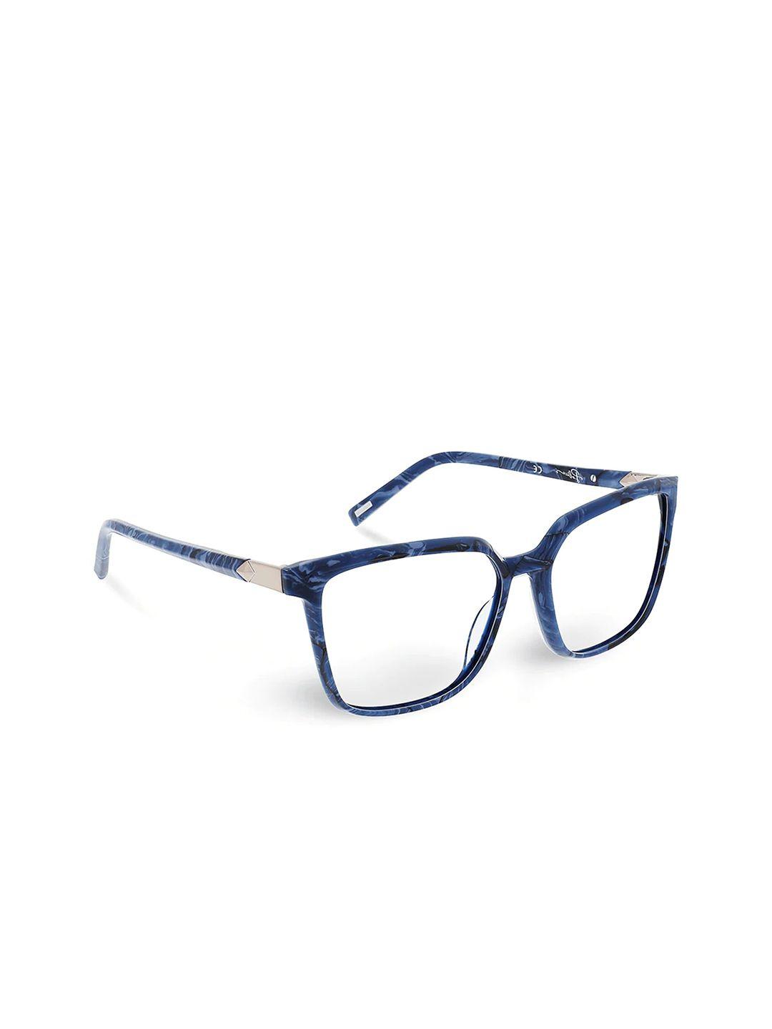 police women full rim square frame vplf2755z20fr-blue