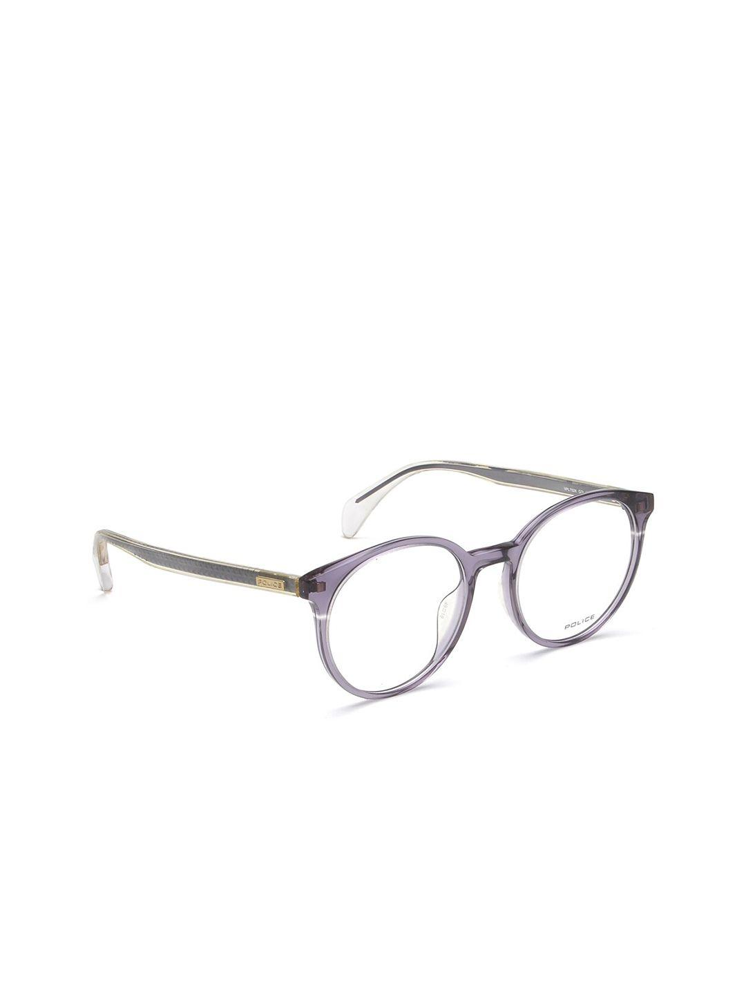 police women purple full rim round frames