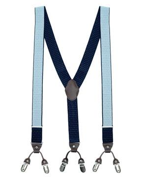 polka-dot print suspender belt