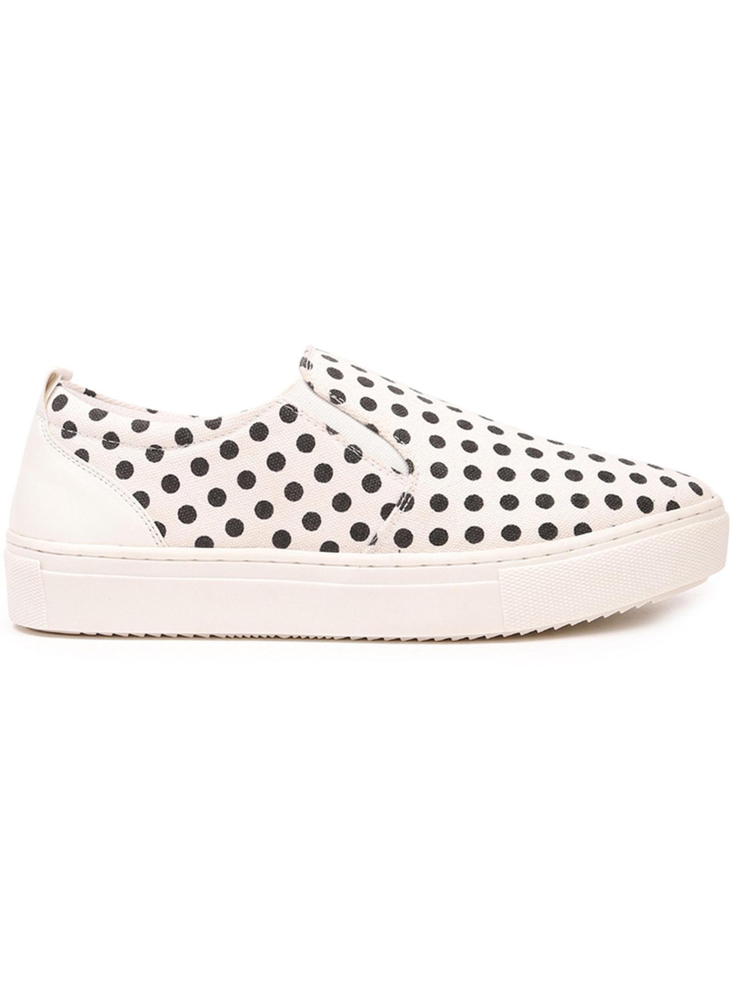 polka dot lip-on multi loafers