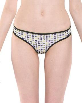 polka-dot print panties