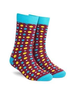 polka-dot socks
