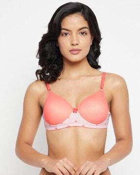 polka-dot t-shirt bra