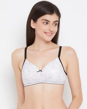 polka-dot t-shirt bra