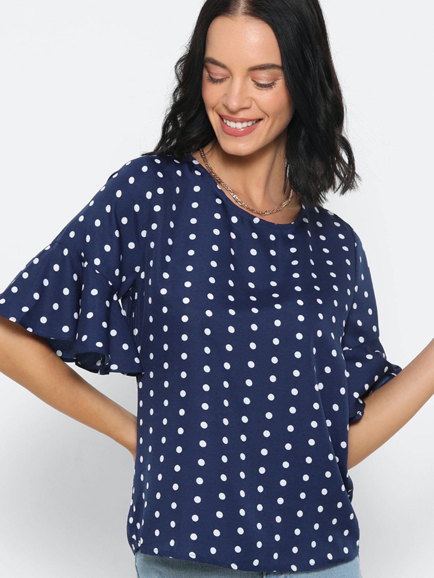 polka dots top