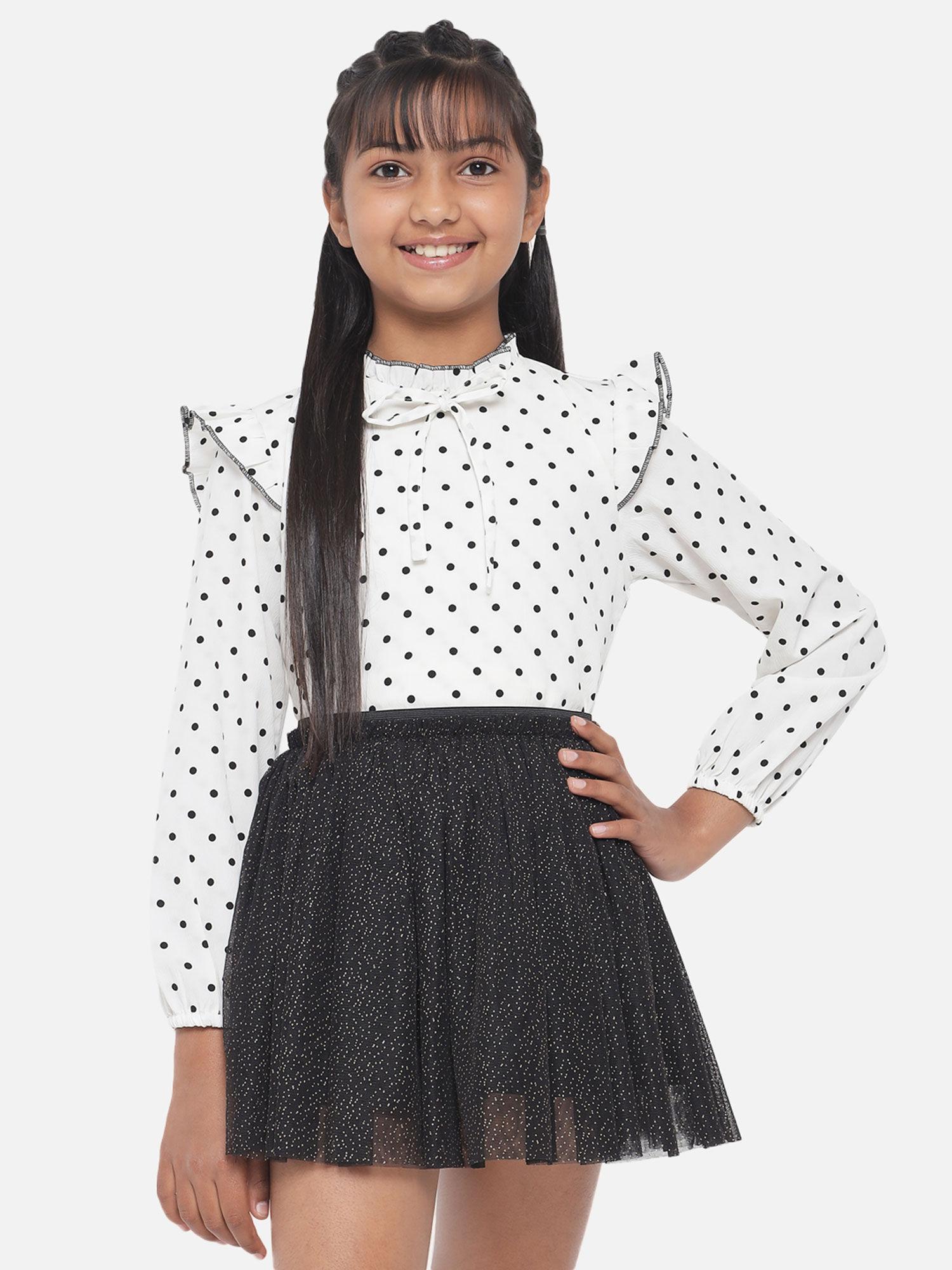 polka pot top skirt clothing (set of 2)