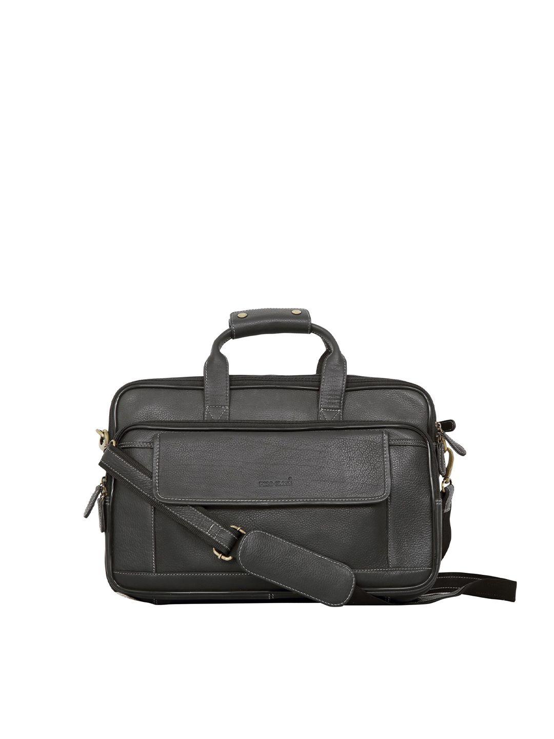 polo class leather laptop bag