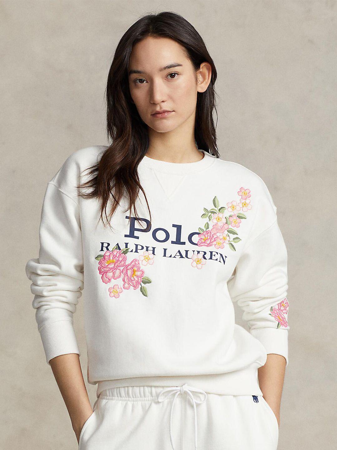 polo ralph lauren women floral printed sweatshirts