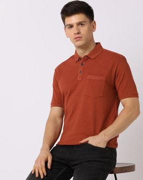 polo-t-shirt-with-patch-pocket