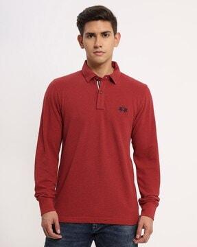 polo t-shirt with spread colar
