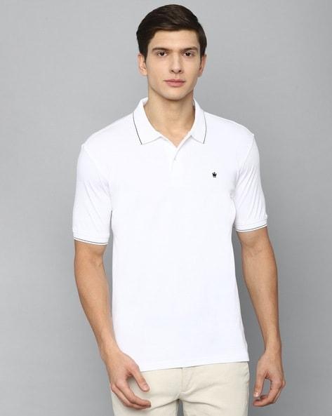 polo t-shirt with tipped collar
