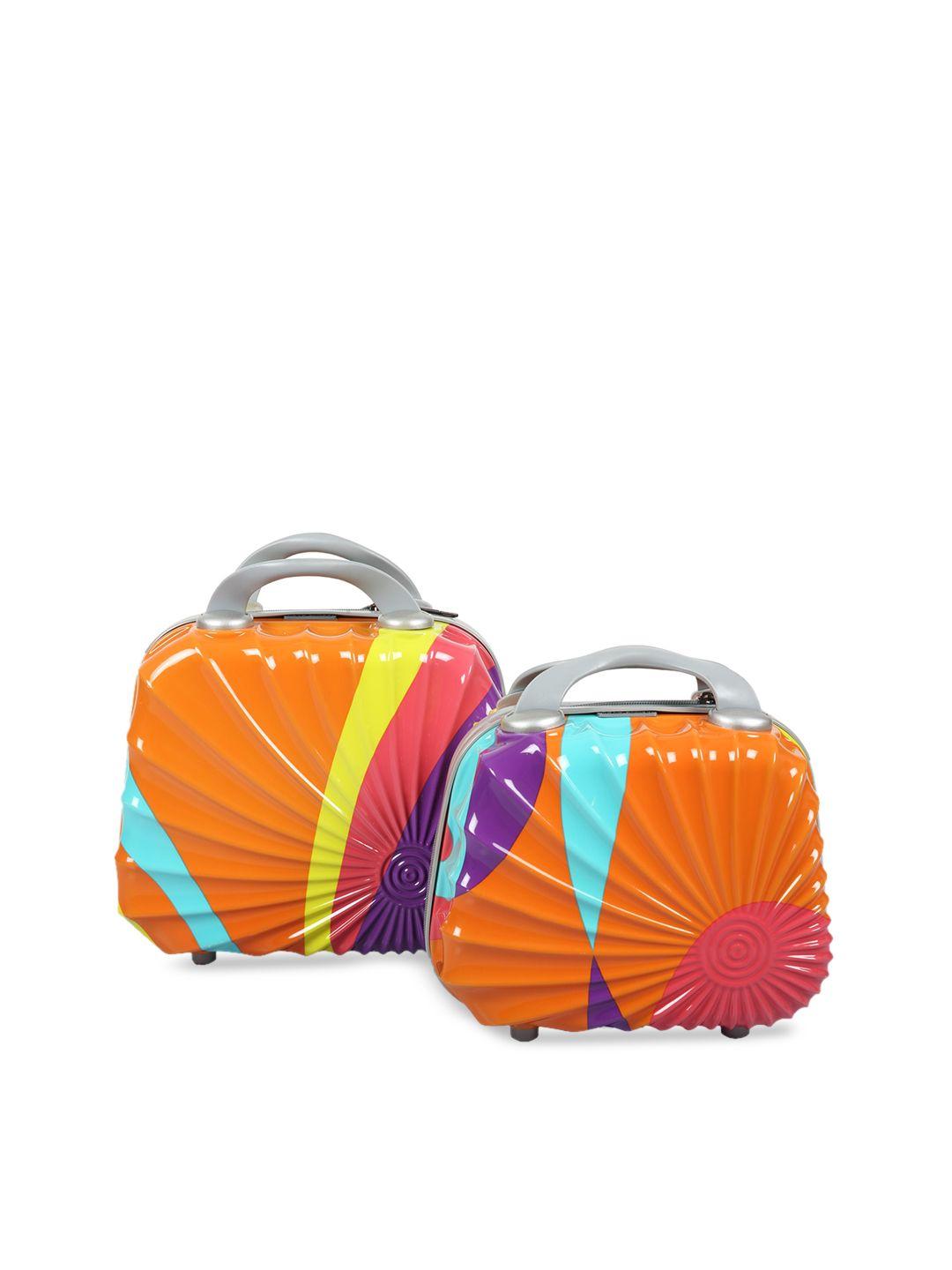 polo class multicoloured 2 pc set travel vanity bag