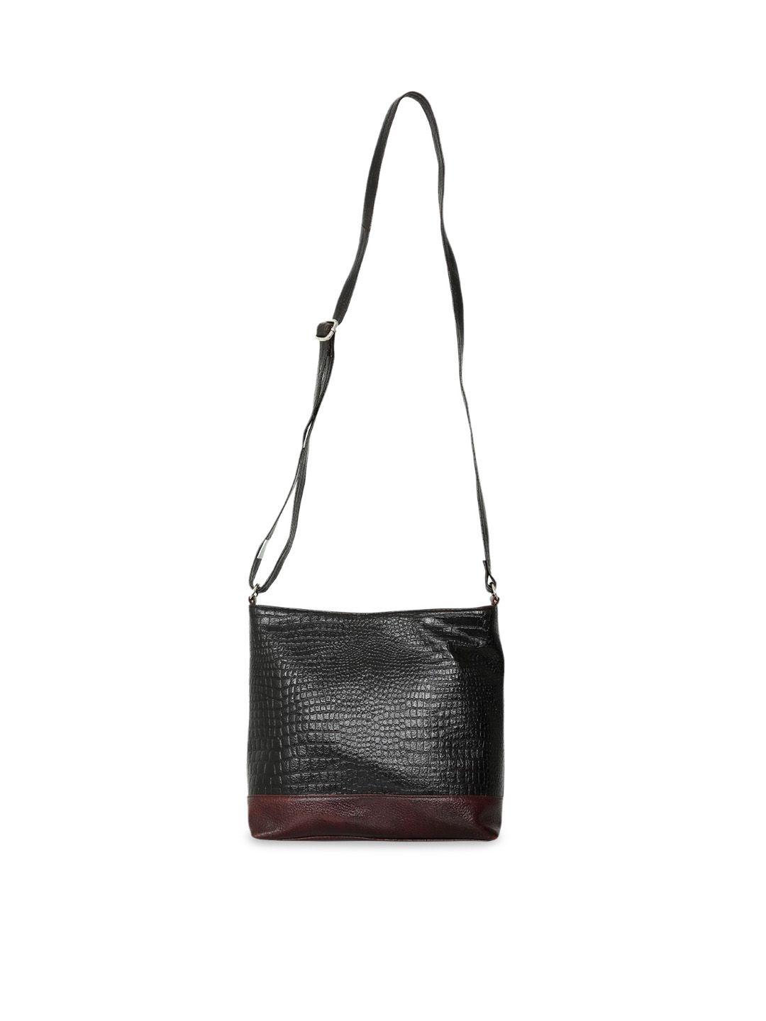 polo class textured leather structured sling bag