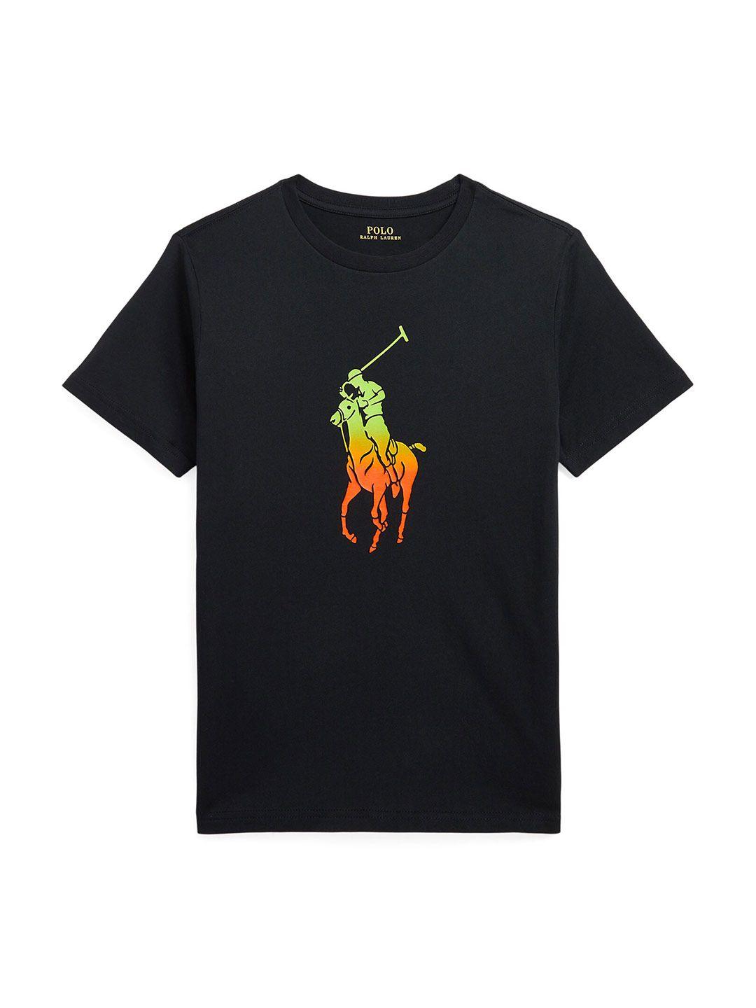 polo ralph lauren boys graphic printed cotton t-shirt