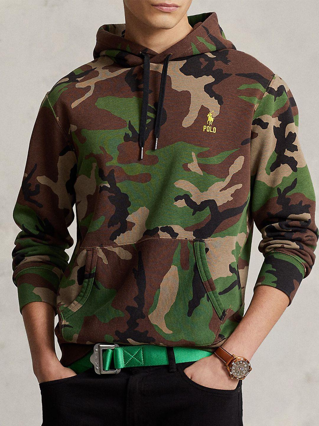 polo ralph lauren camouflage printed cotton sweatshirt