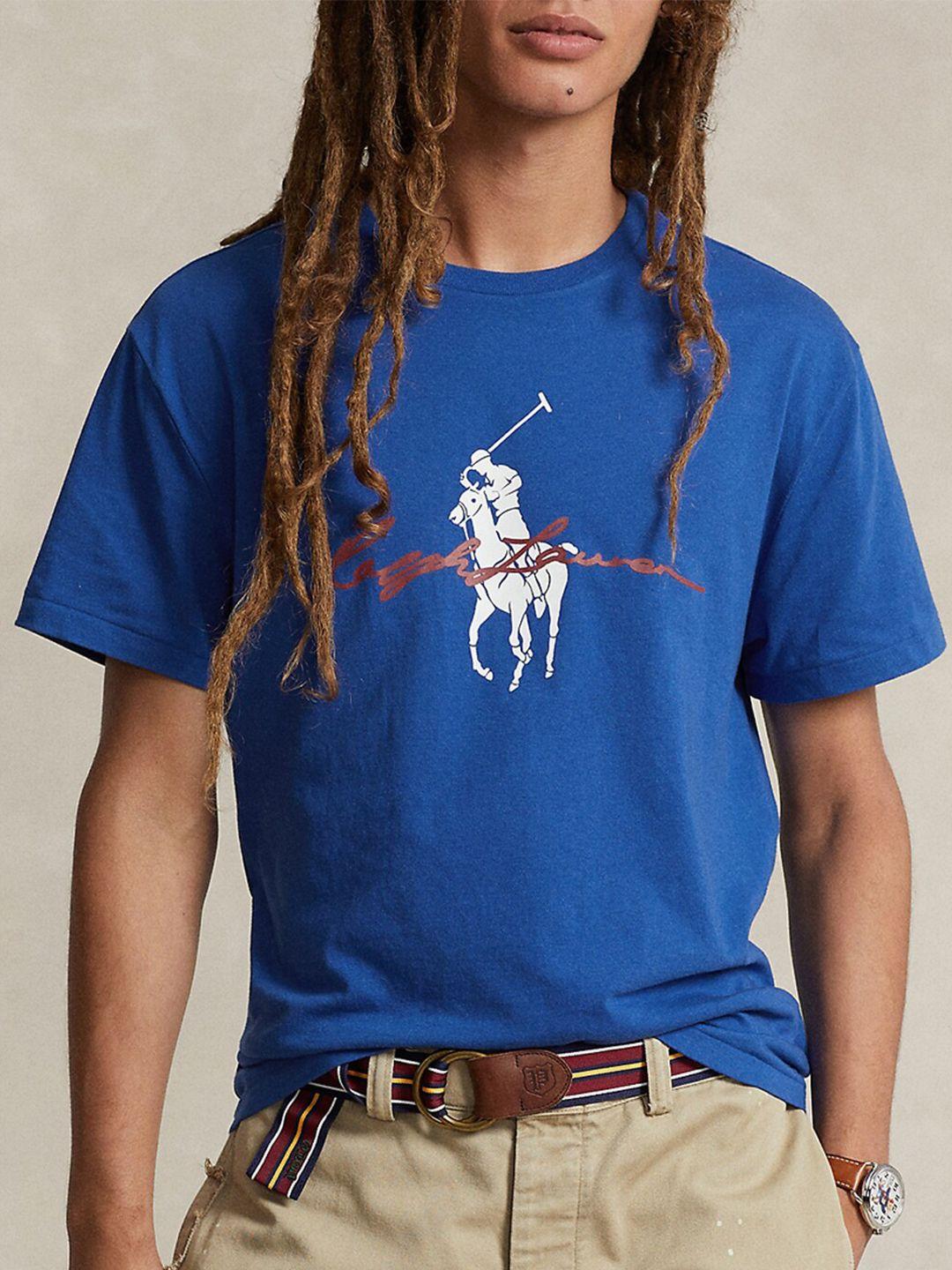 polo ralph lauren classic-fit big pony logo jersey pure cotton t-shirts