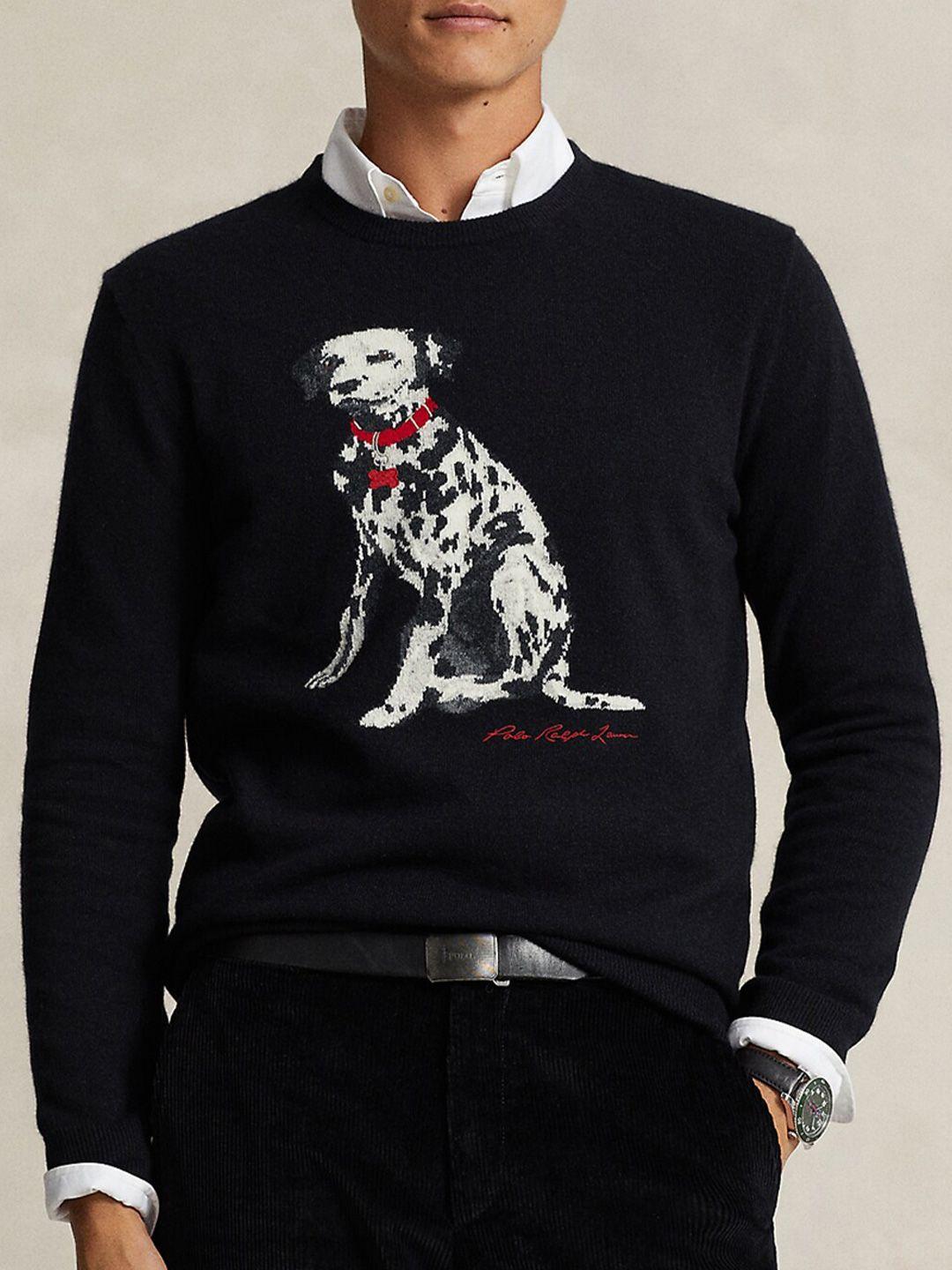 polo ralph lauren graphic printed sweater