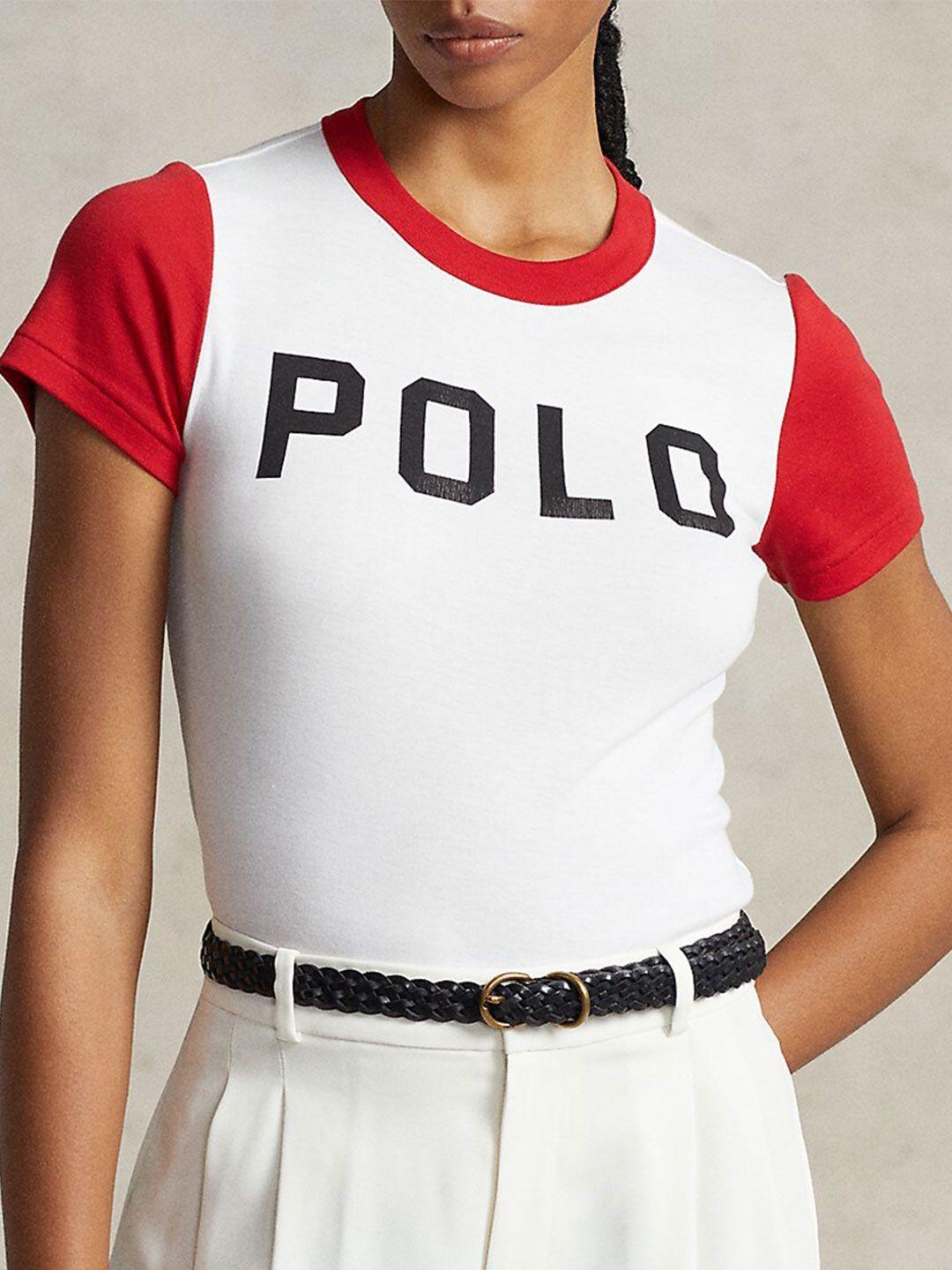 polo ralph lauren logo printed casual cotton t-shirt