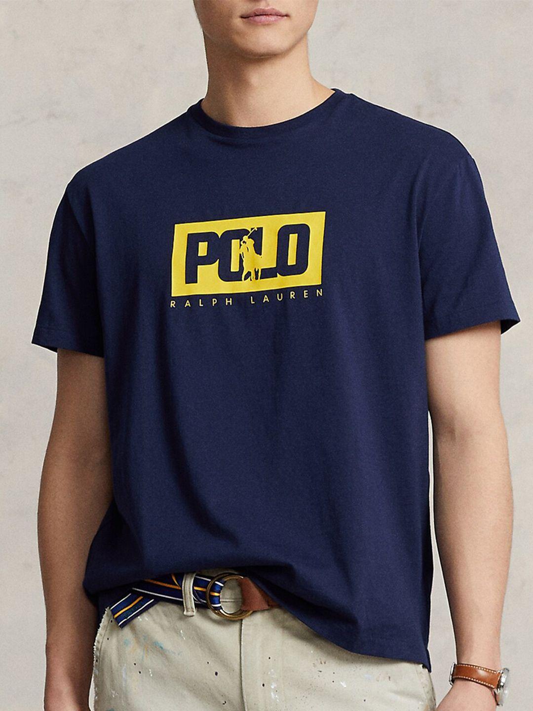 polo ralph lauren logo printed cotton t-shirt