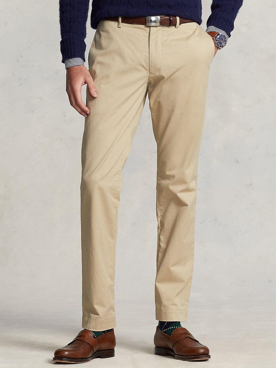 polo ralph lauren men cotton slim-fit  formal trouser