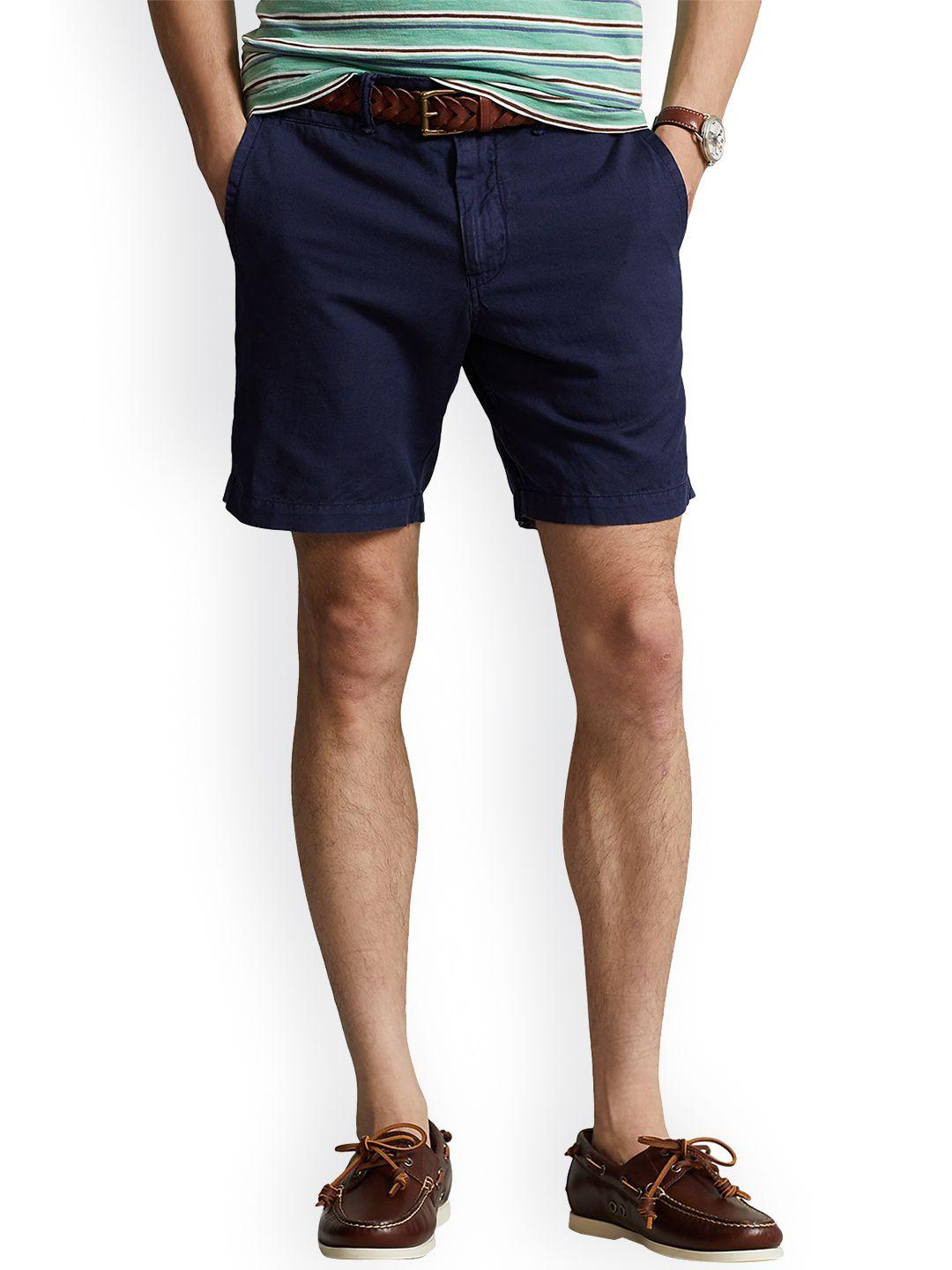 polo ralph lauren men linen cotton straight-fit chino shorts