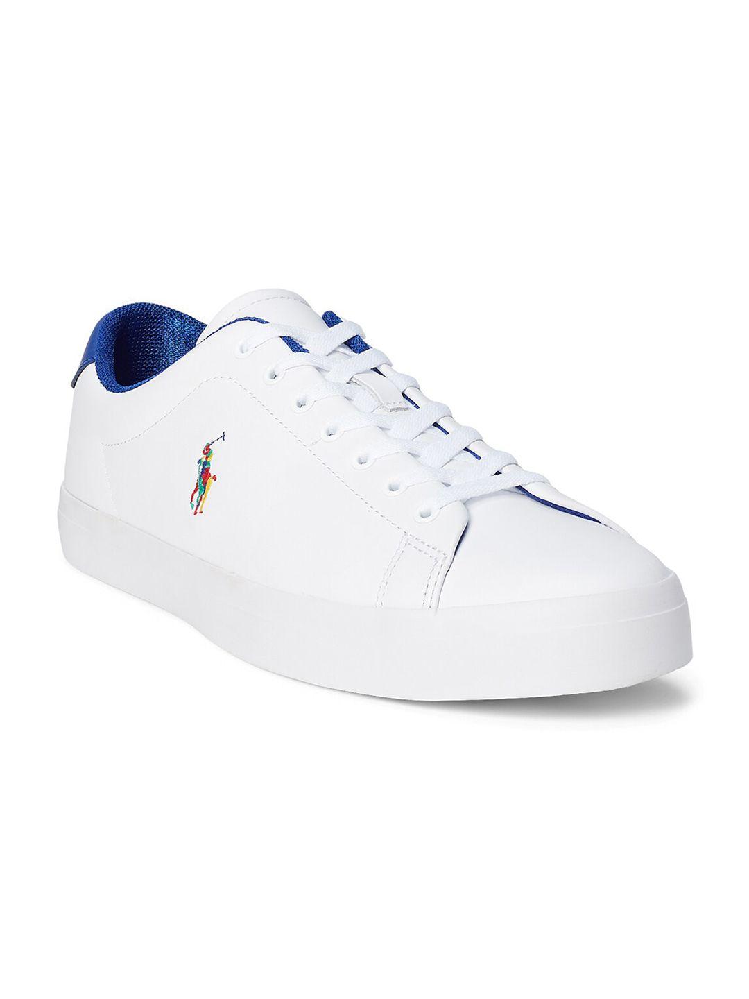 polo ralph lauren men longwood comfort insole leather basics sneakers