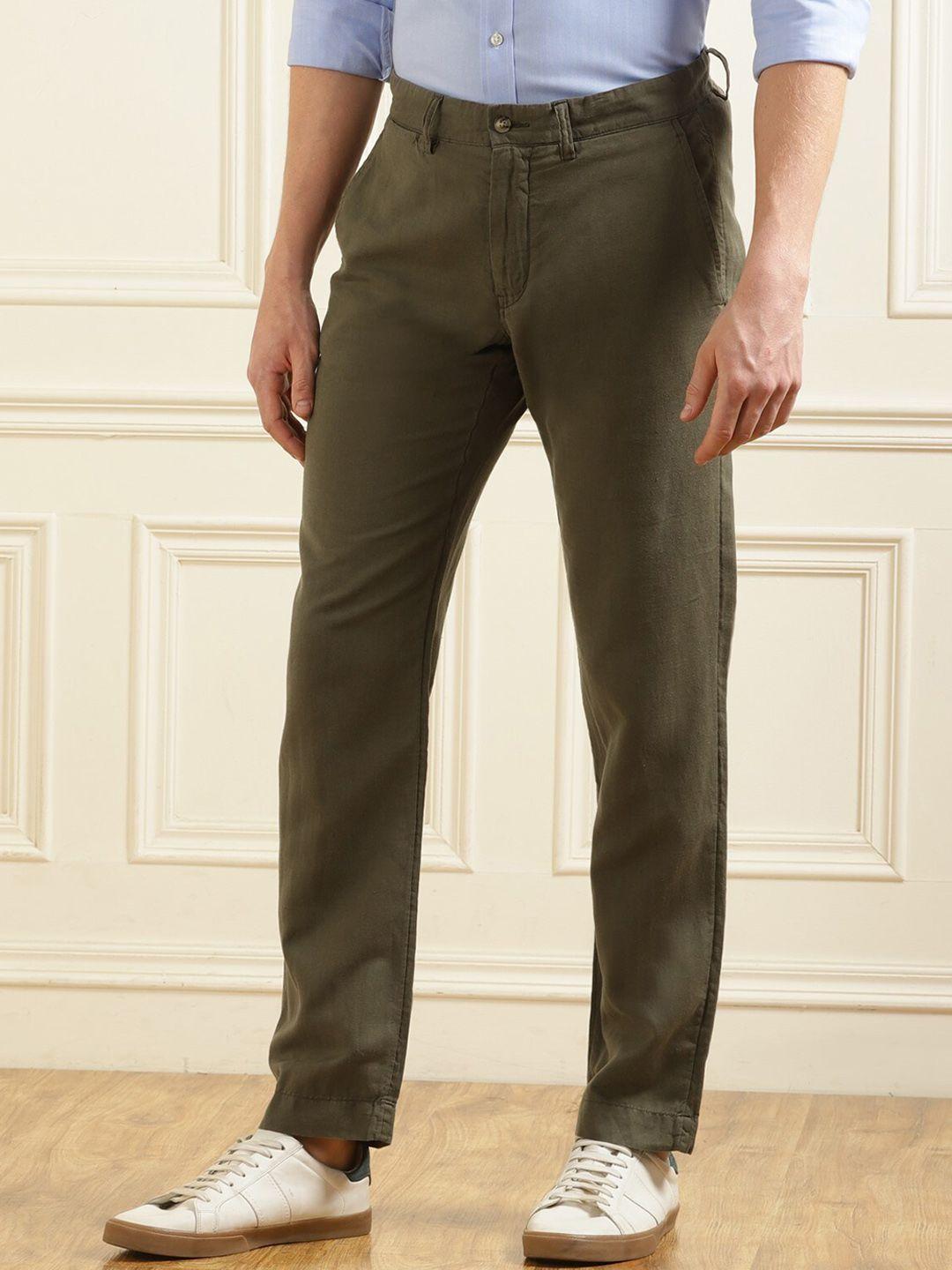 polo ralph lauren men mid rise linen chinos