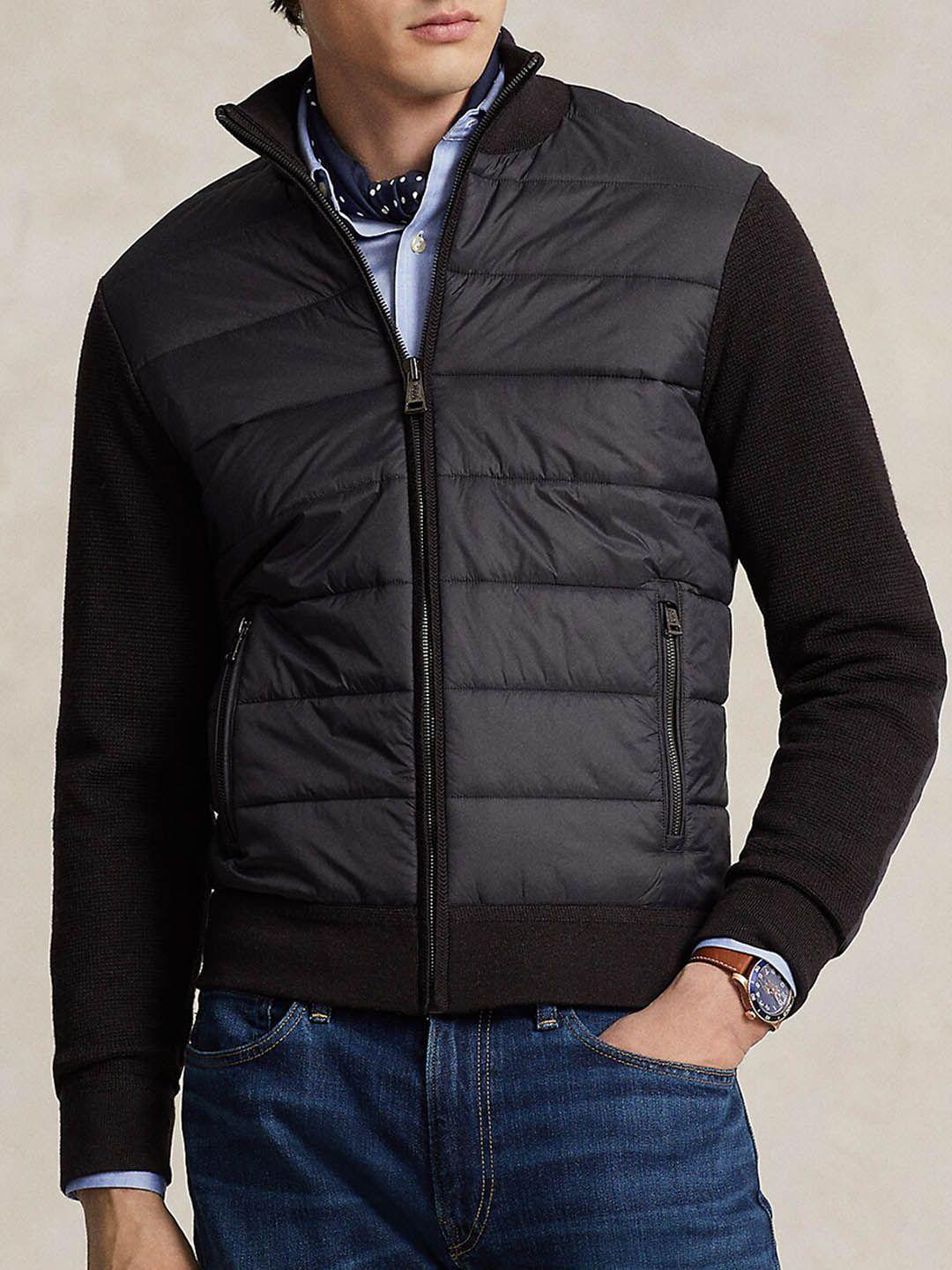 polo ralph lauren mock collar padded jacket