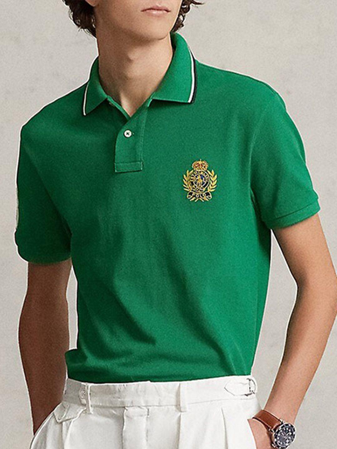 polo ralph lauren polo collar cotton slim fit t-shirt