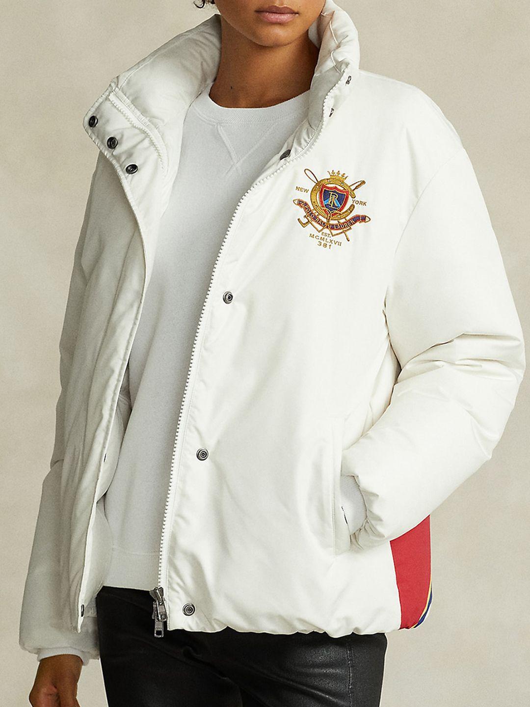 polo ralph lauren stand collar water-resistant puffer jacket