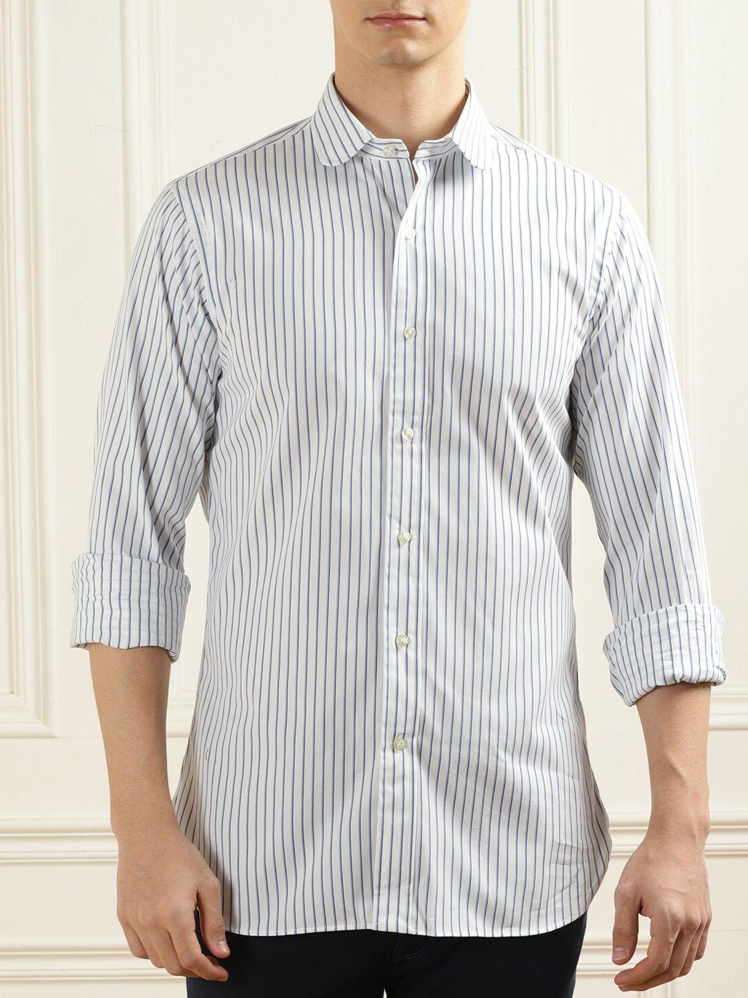 polo ralph lauren striped pure cotton custom-fit shirt