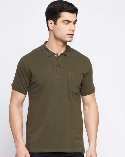 polo t-shirt with 1 patch pocket