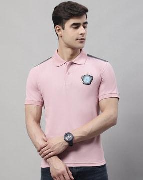 polo t-shirt with applique