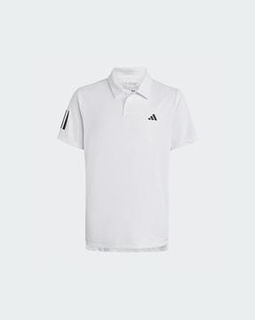 polo t-shirt with brand print