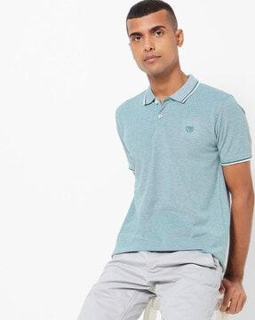 polo t-shirt with contrast tipping