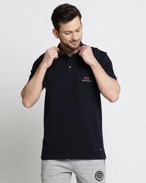 polo t-shirt with contrast tipping