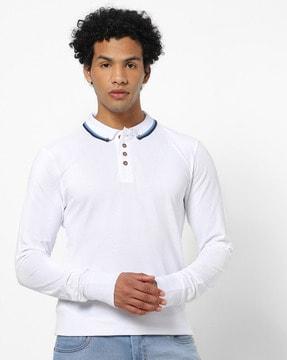 polo t-shirt with contrast tipping