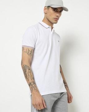 polo t-shirt with contrast tipping