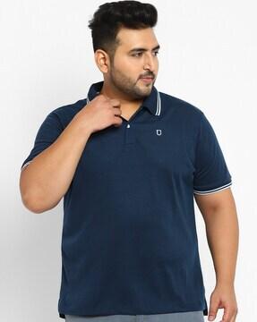 polo t-shirt with contrast tipping