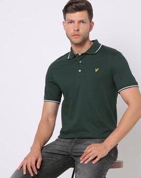 polo t-shirt with contrast tipping