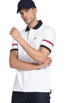 polo t-shirt with contrast tipping