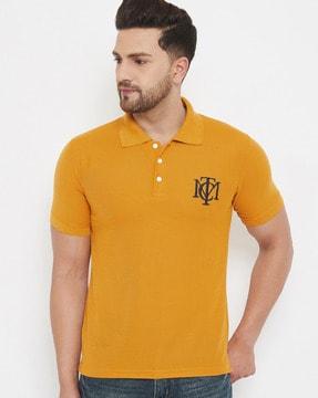 polo t-shirt with embroidered detail