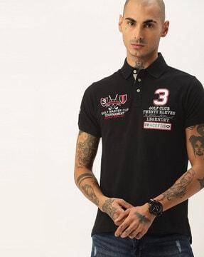 polo t-shirt with embroidery