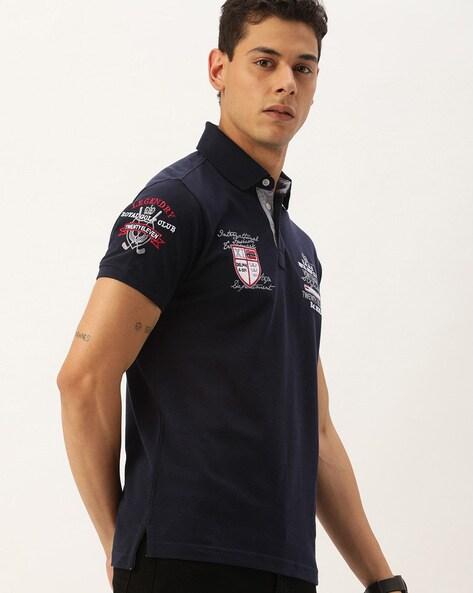 polo t-shirt with embroidery