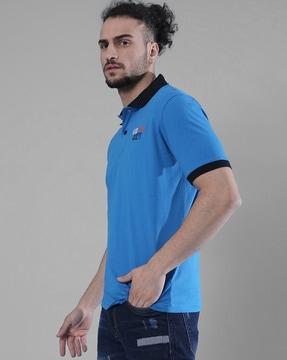 polo t-shirt with embroidery